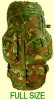  Full size rucksacks olive and camouflage