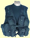 Black assault vest  large image